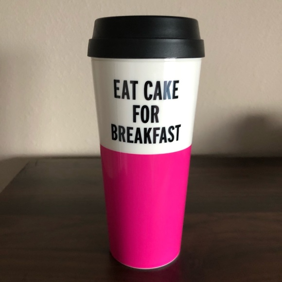 kate spade Other - Kate Spade Thermal Mug Eat Cake For Breakfast